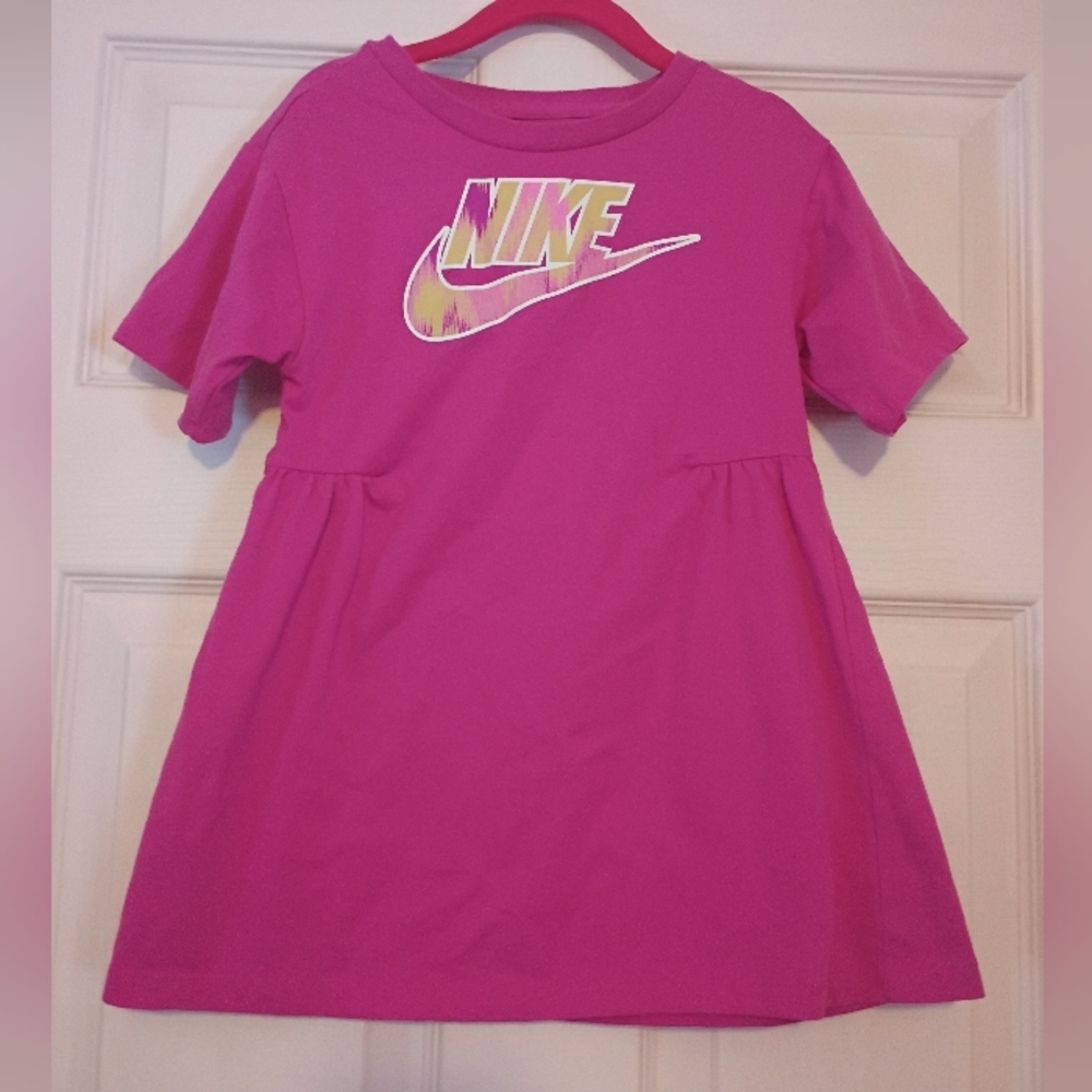 Nike Girls Magenta T-Shirt Dress Size 4T